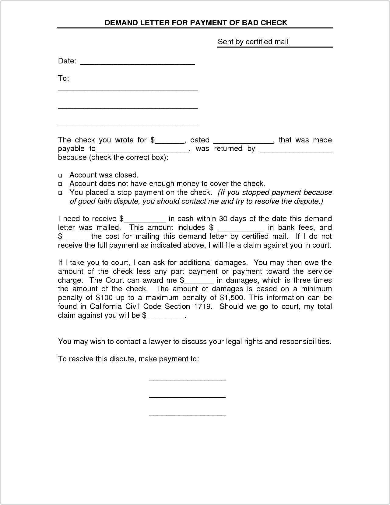 Free Legal Records Request Letter Template