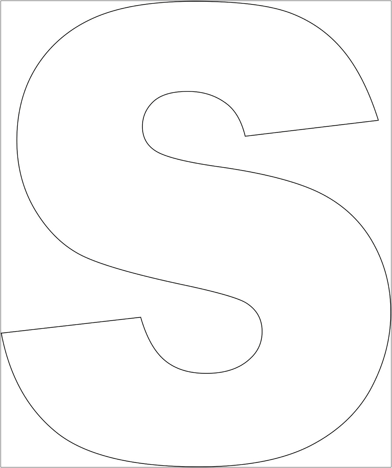 Free Letter Templates To Cut Out