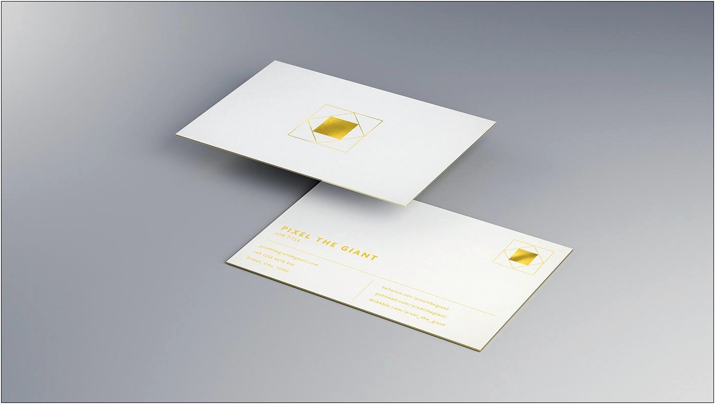 Free Luxury Business Card Template Psd