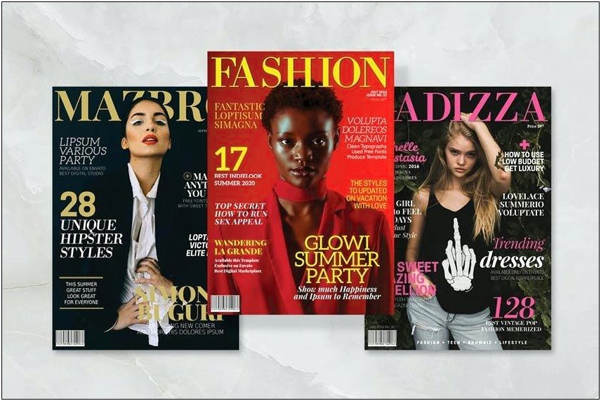 Free Magazine Cover Design Template Psd