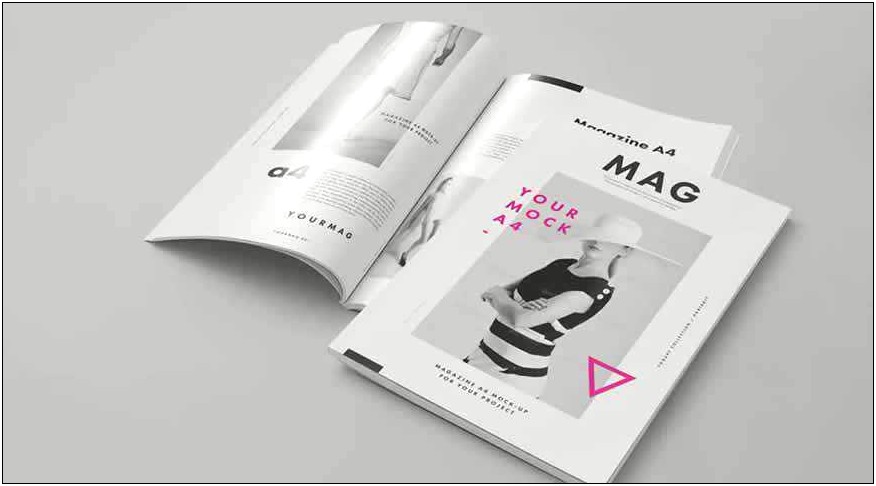 Free Magazine Layout Templates For Powerpoint Templates : Resume