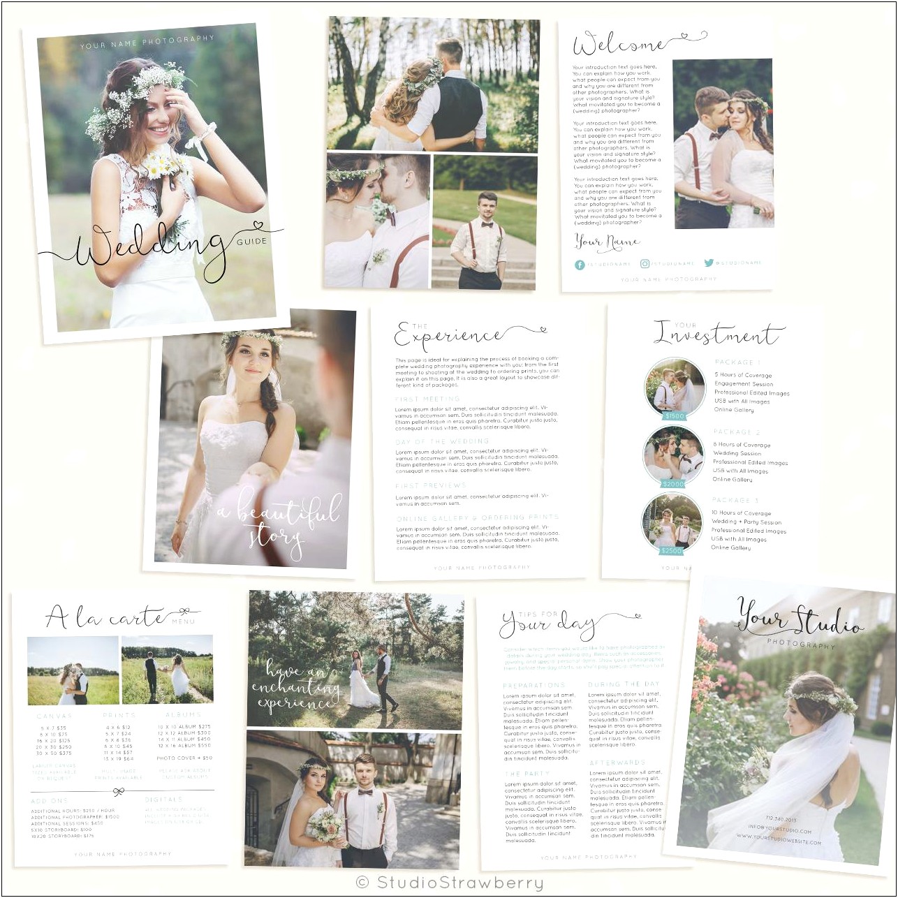 Free Magazine Templates For Wedding Photographers