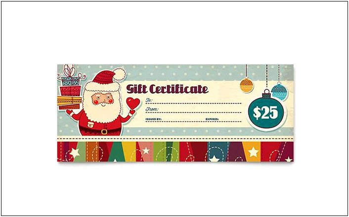 Free Microsoft Office Gift Certificate Templates