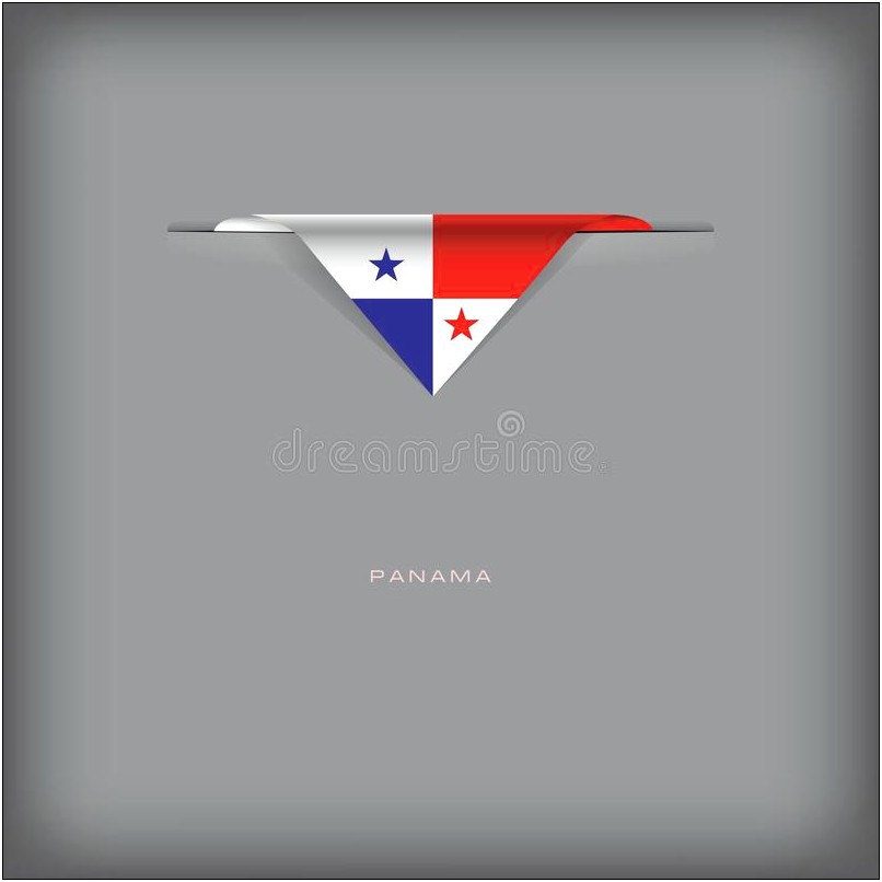 Free Miniature Kids Coloring Panama National Flag Template