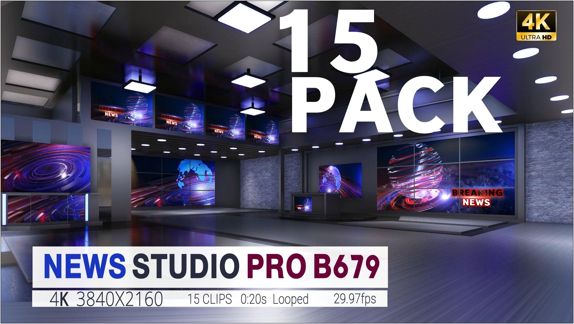 modern virtual news studio after effects template free download