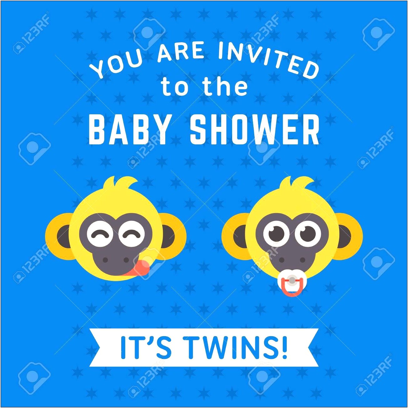 Free Monkey Baby Shower Invitations Templates