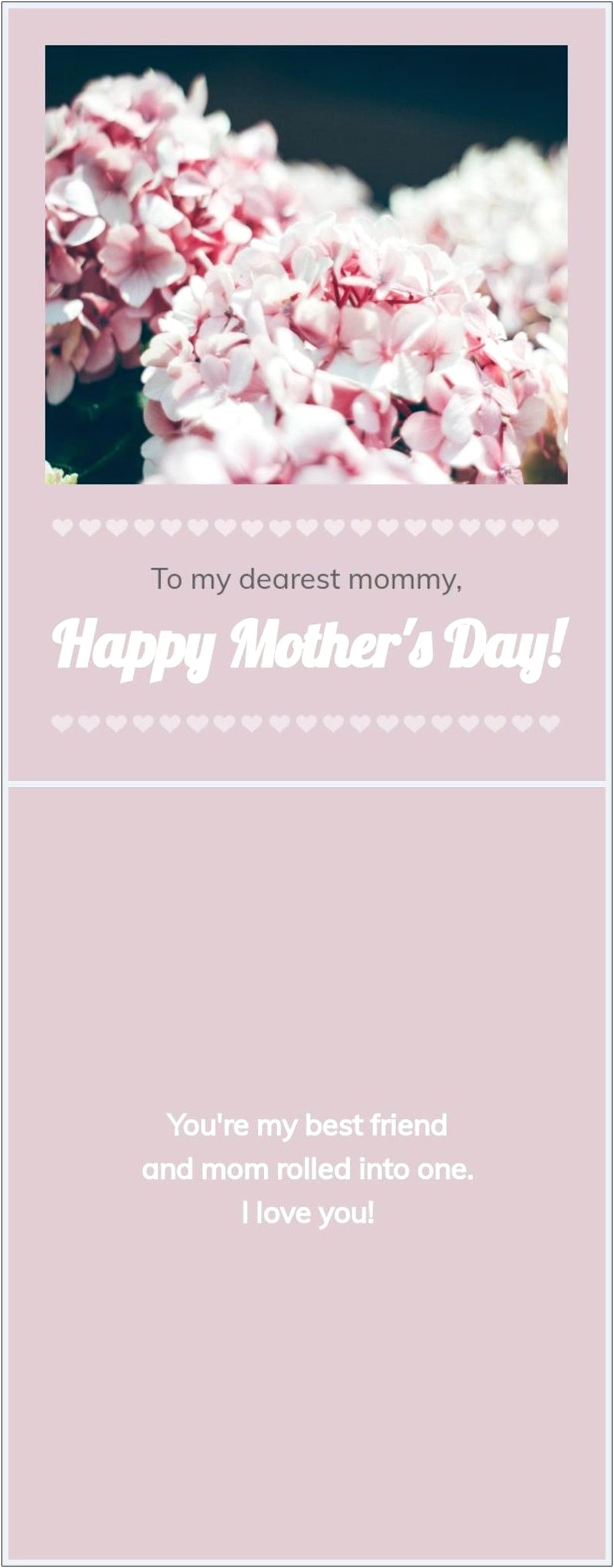 Free Mother Template With Flowers To Write On