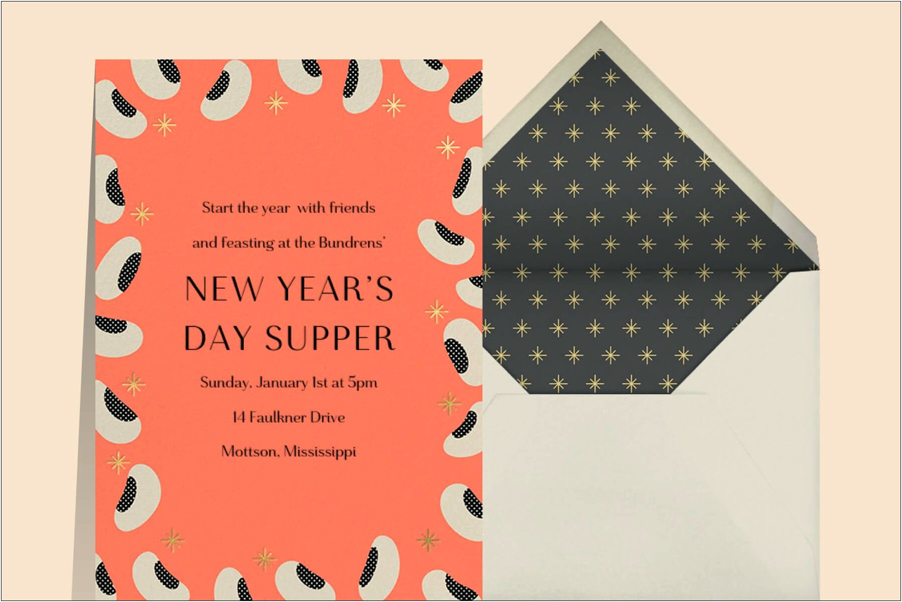 Free New Year's Eve Invitations Template