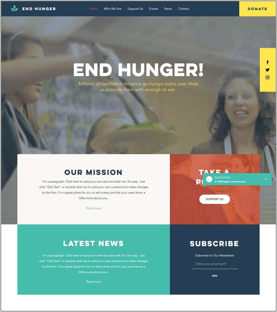 Free Non Profit Html Email Template