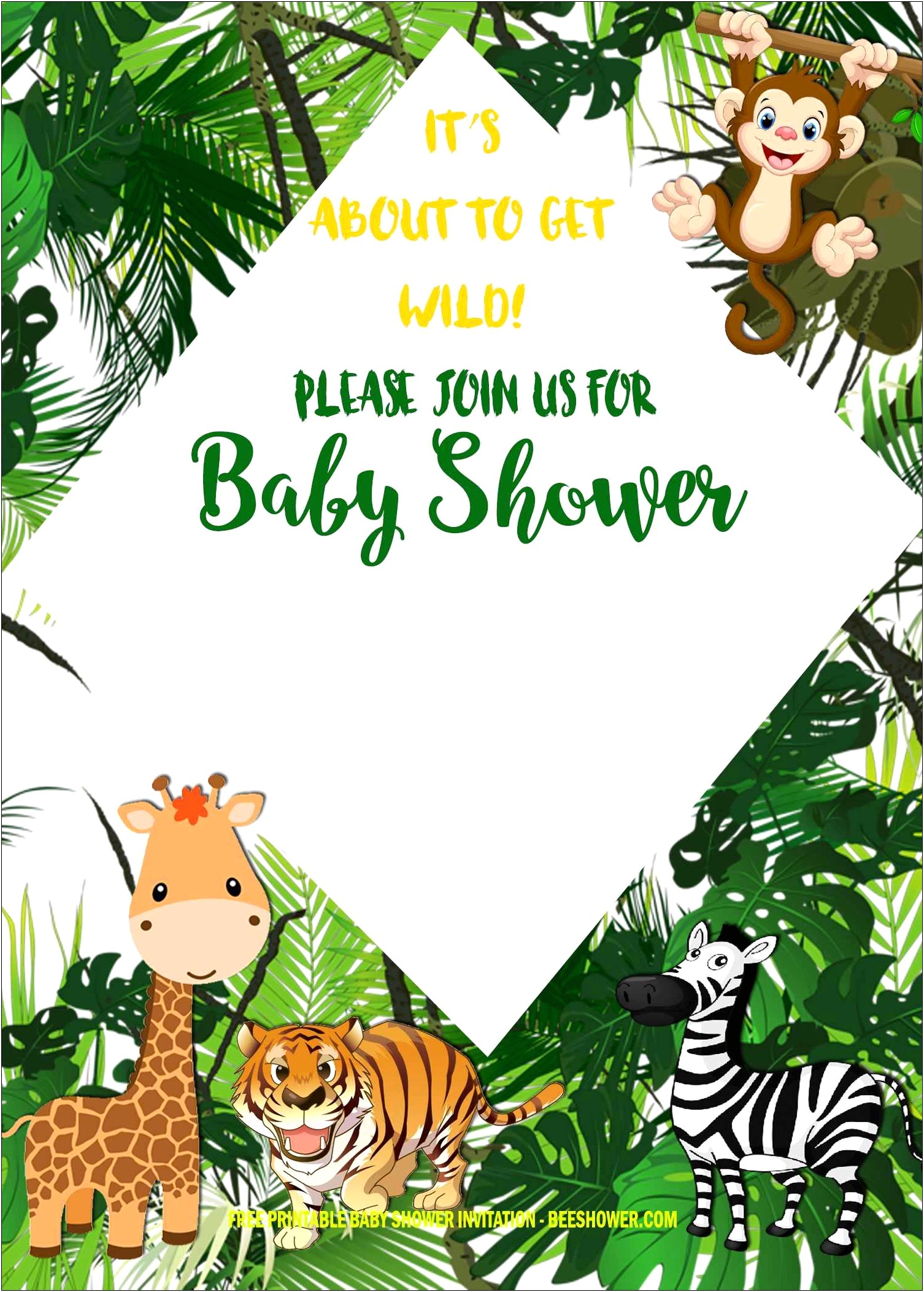 Free Office Baby Shower Invite Template
