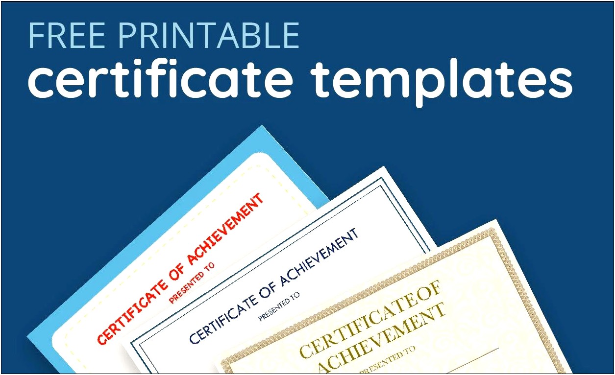 Free Online Certificate Of Appreciation Templates