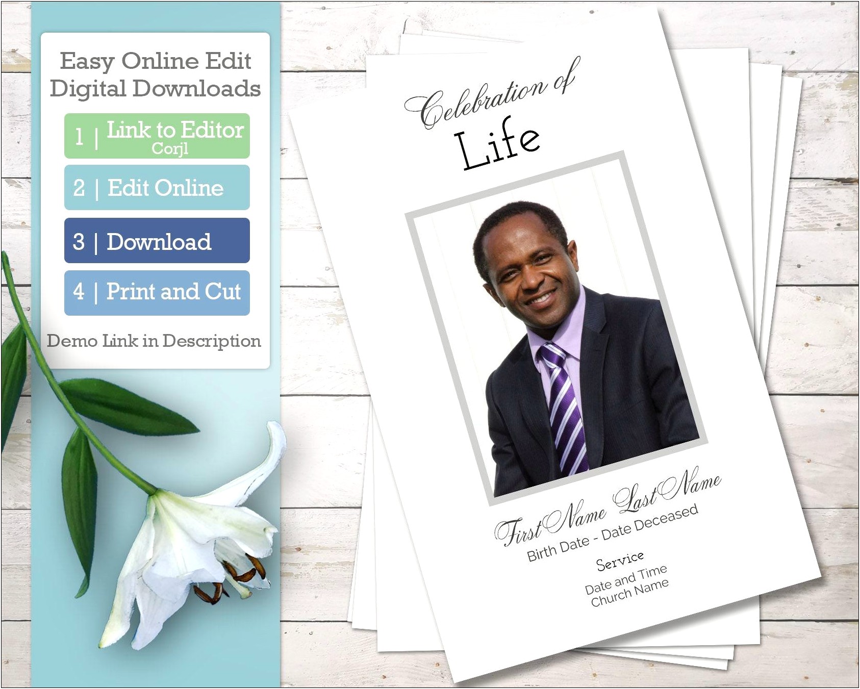 Free Online Funeral Order Of Service Templates