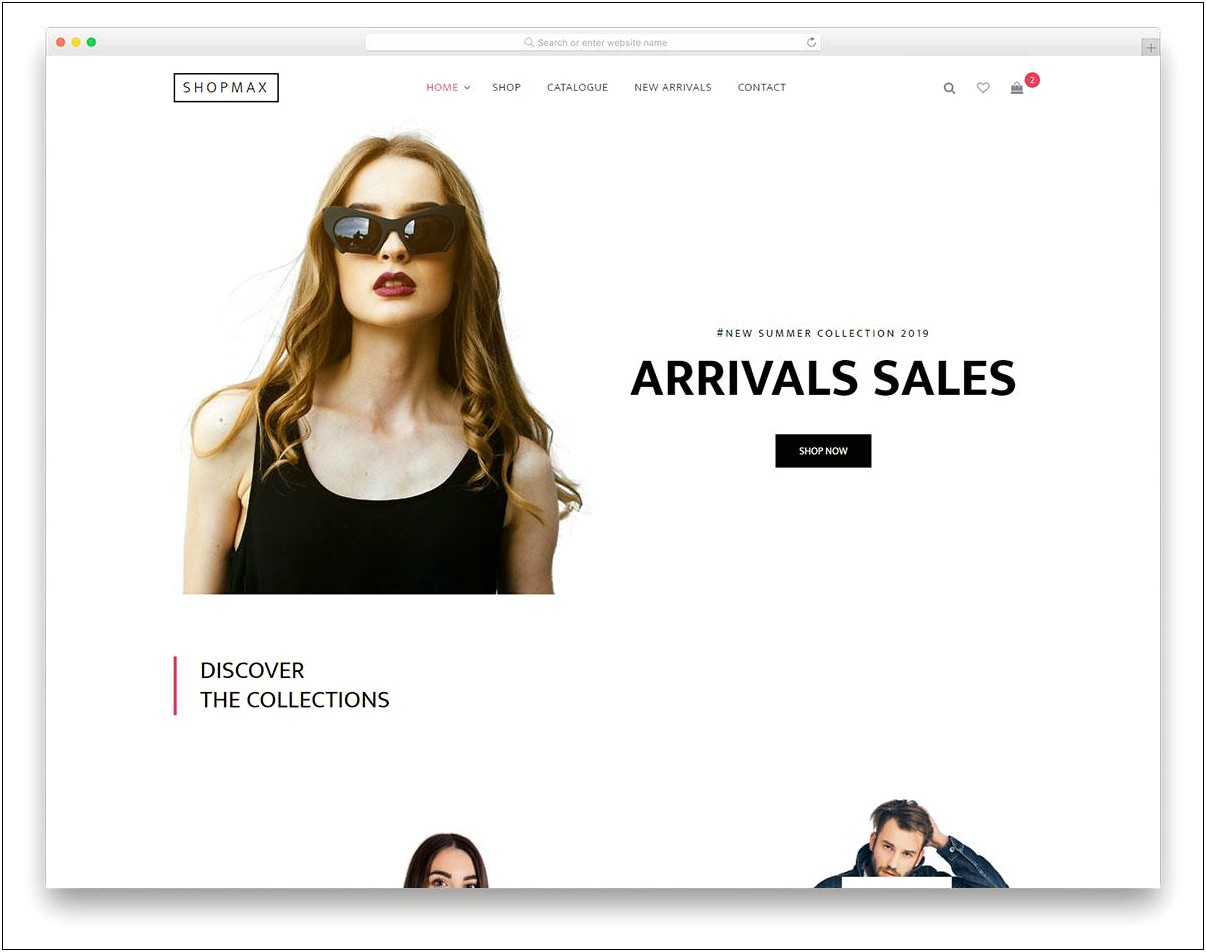 Free Online Store Web Design Templates