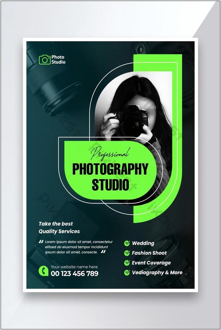 Free Online Template For Photography Flier