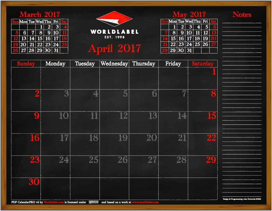 Free Openoffice Year Small Calendars Templates