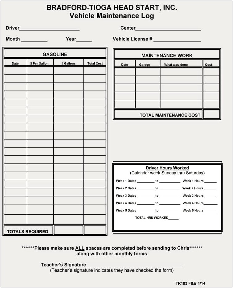 Free Owner Operator Settlement Sheet Template