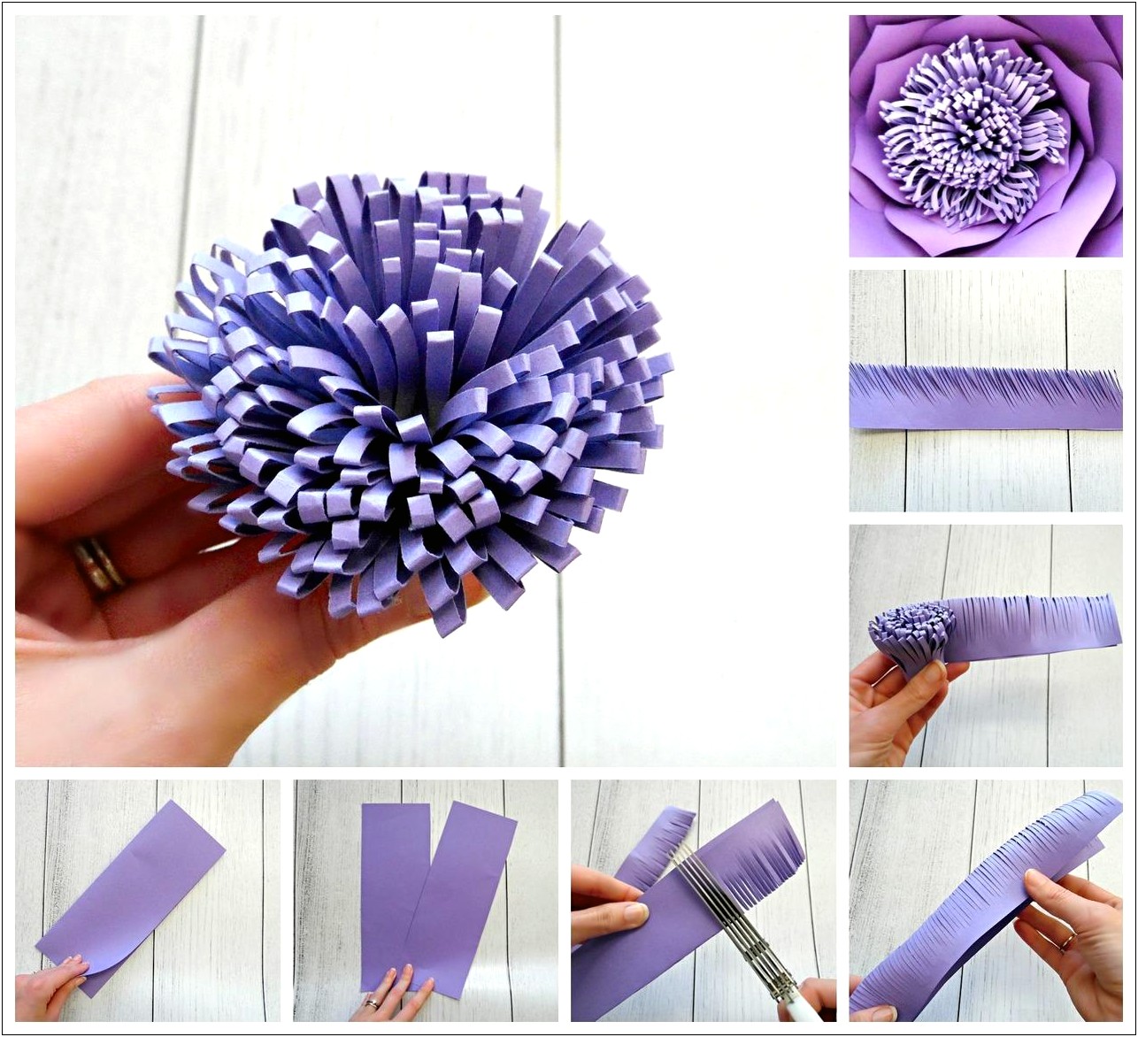 Free Paper Flower Pom Center Templates Svg File