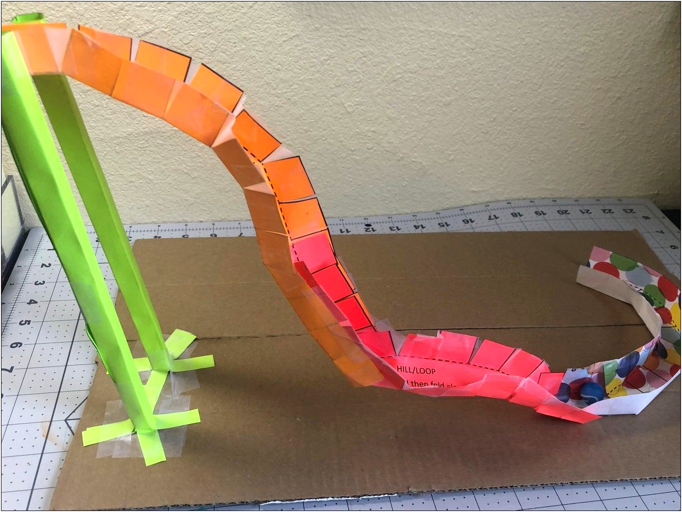 Free Paper Roller Coaster Template Pdf