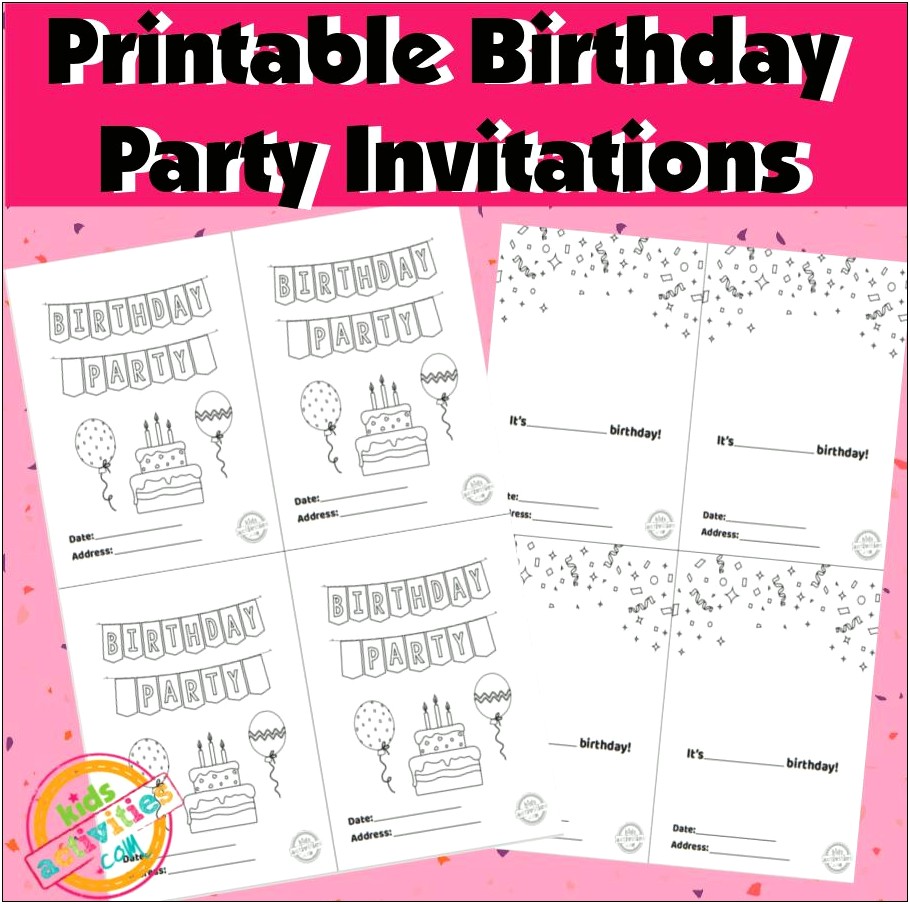 Free Party Invitation Template With Photo