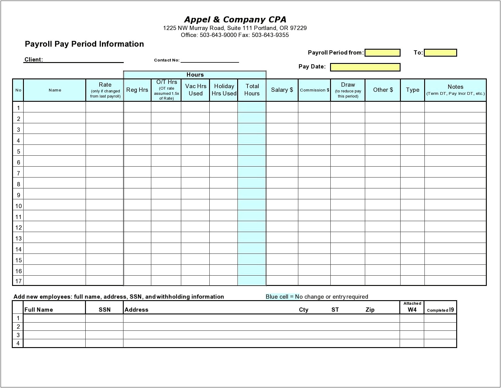 Free Payroll Templates For Commissioned Sales Reps