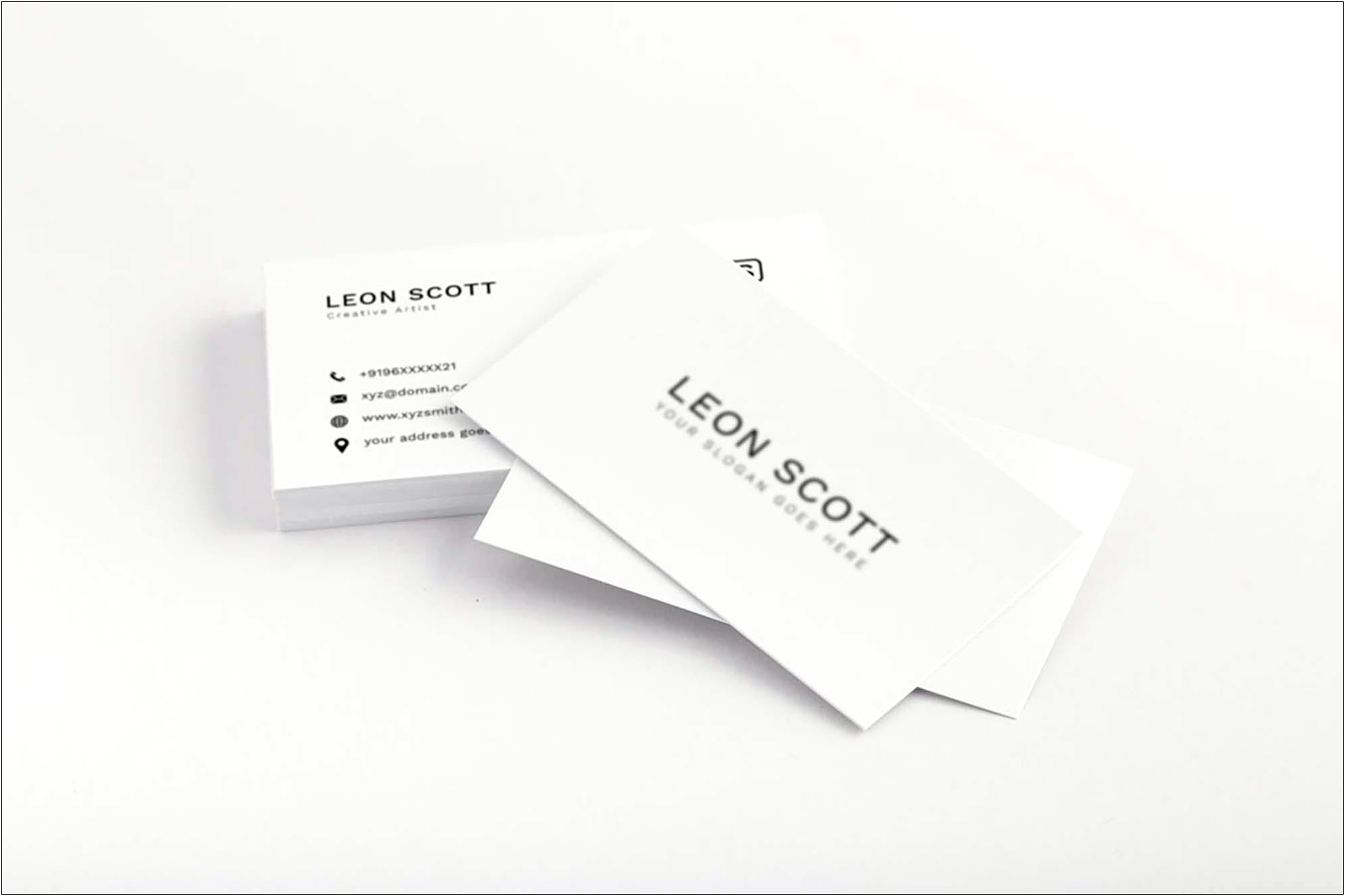 Free Personal Cards Templates For Photoshop