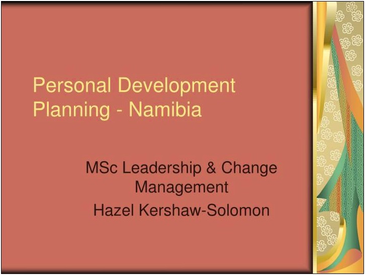 Free Personality Development Power Point Template