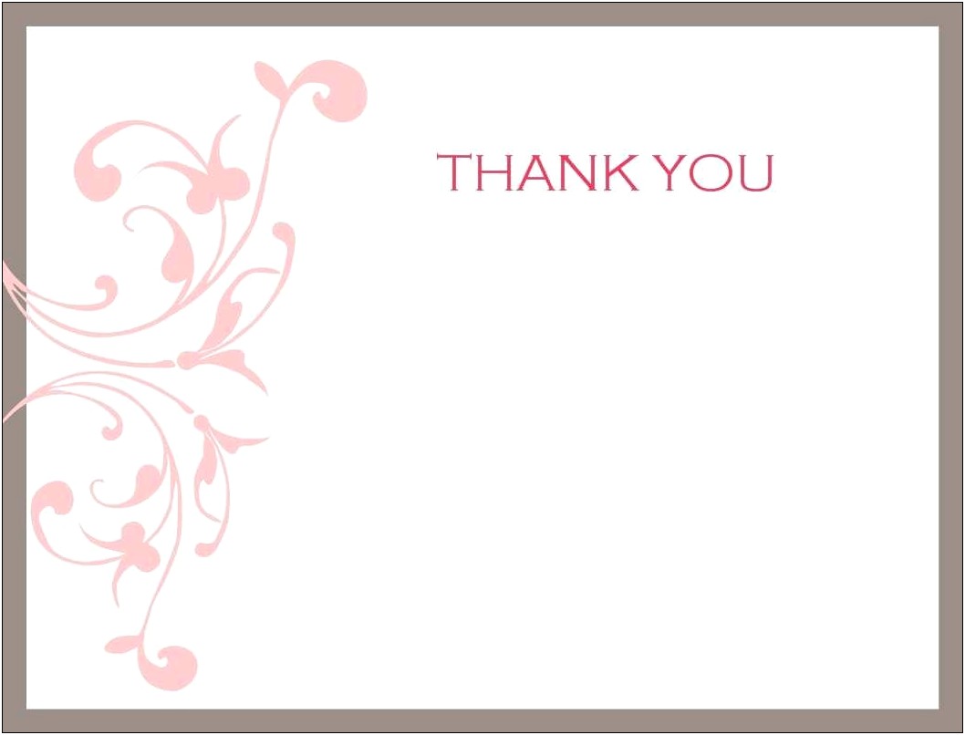 Free Photo Card Templates Thank You