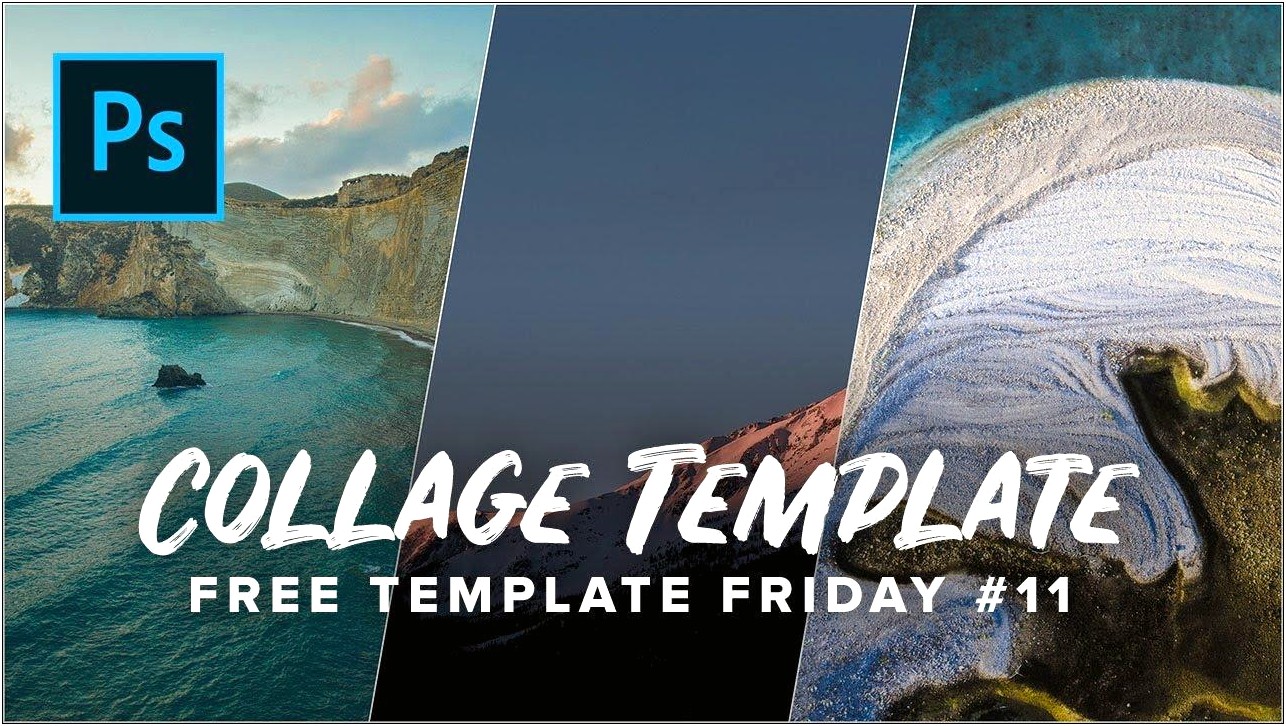 Free Photo Collage Template With Text