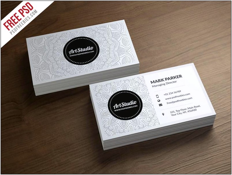 Free Photoshop Fashion Business Card Template