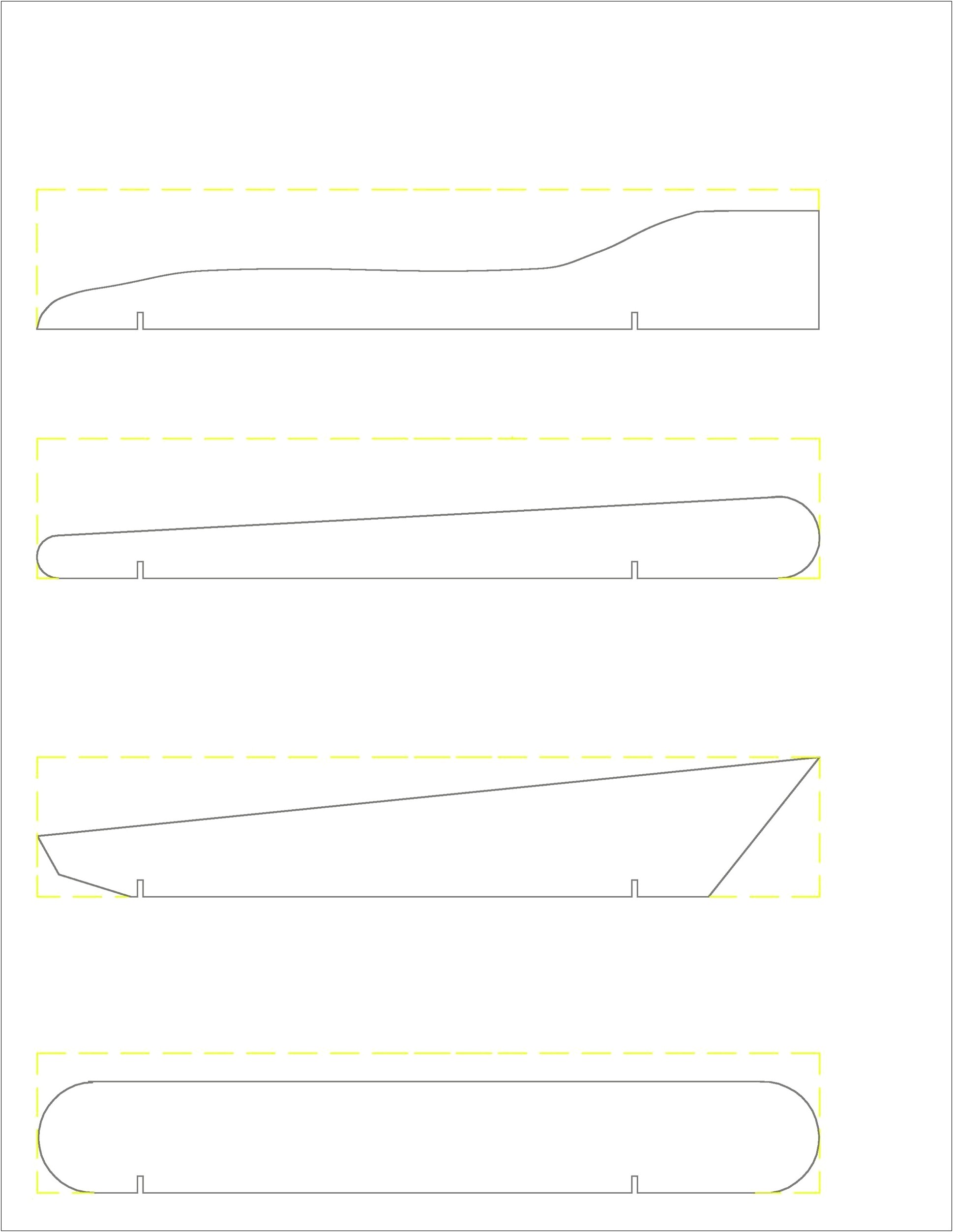 Free Pinewood Derby Race Car Templates