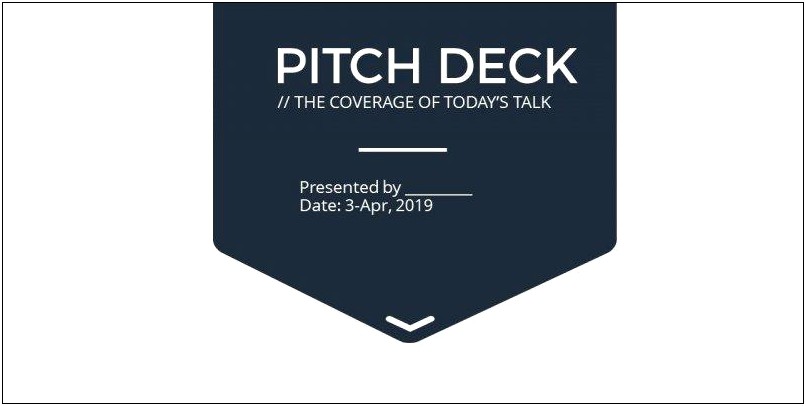 Free Pitch Deck Template Google Slides