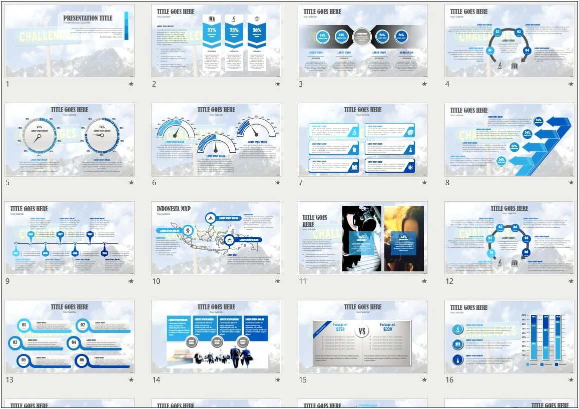 Free Powerpoint Template For Challenges And Opportunities