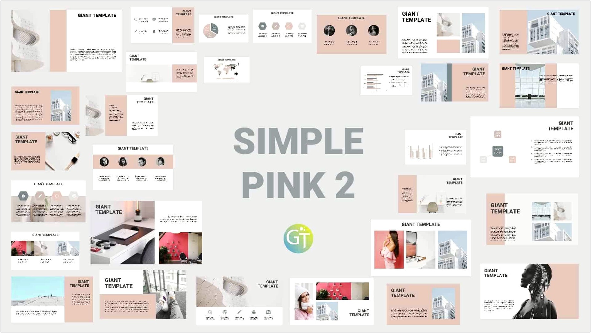 Free Powerpoint Template With Pink Fire