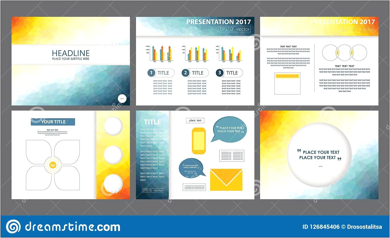 Free Powerpoint Templates Blue And Yellow