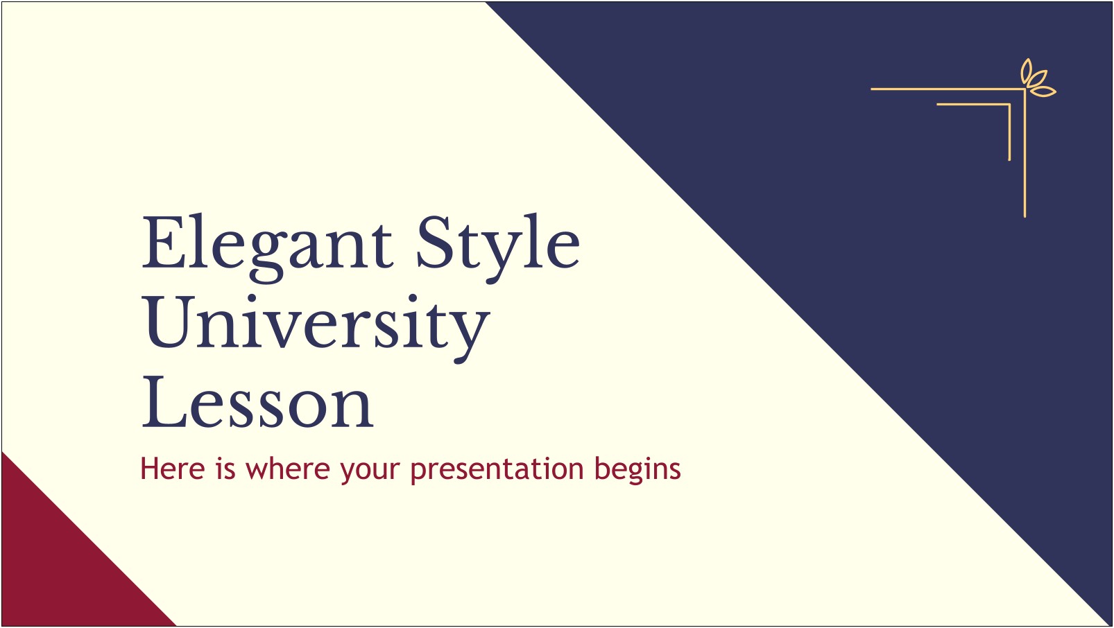 Free Powerpoint Templates For Higher Education