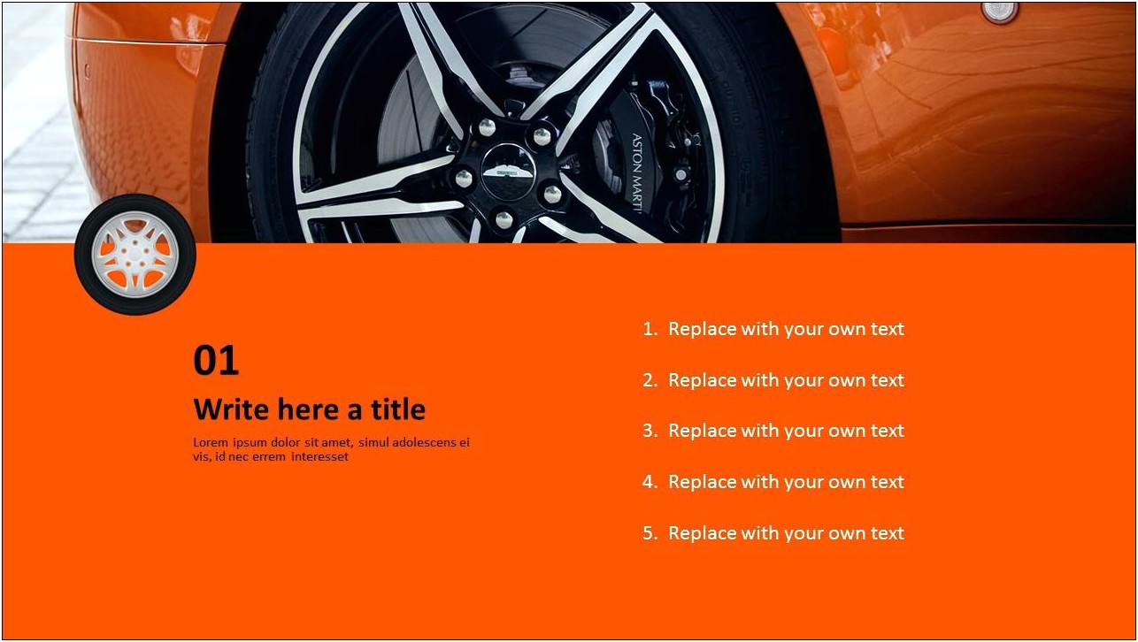 Free Powerpoint Templates Of Tires For