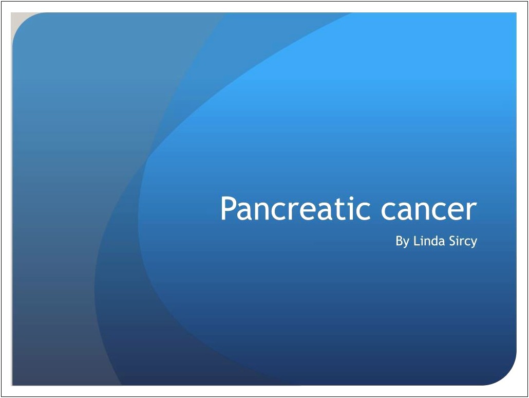 Free Powerpoint Templates Power Point Pancreas