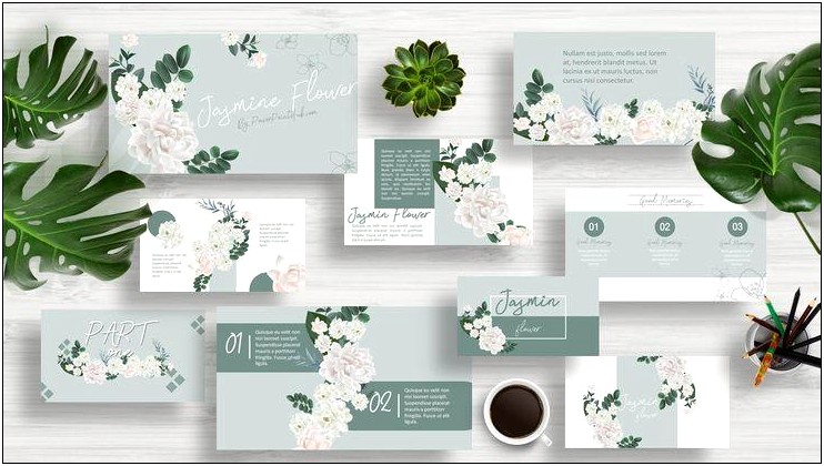 Free Ppt Templates Floral Background Design