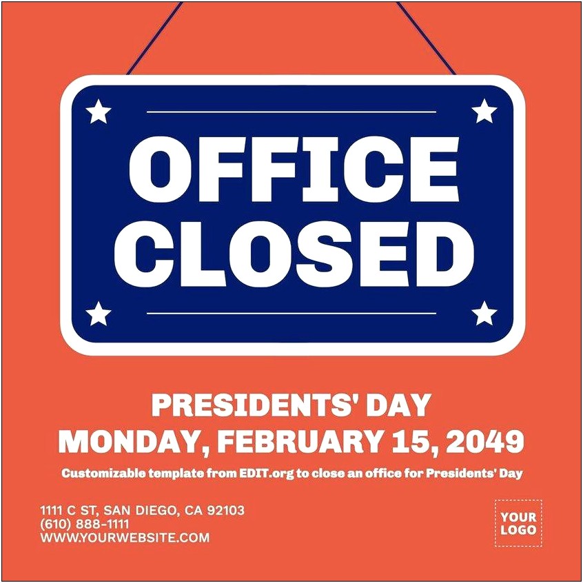 Free Presidents Day Ad Templates 2019