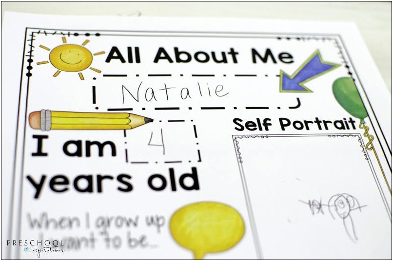 Free Printable All About Me Poster Template Doc