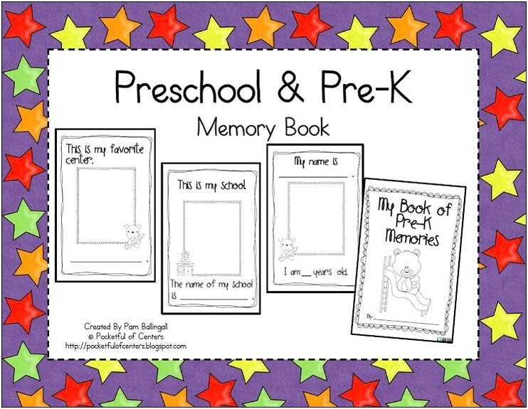 Free Printable Autograph Book Template Prekinder