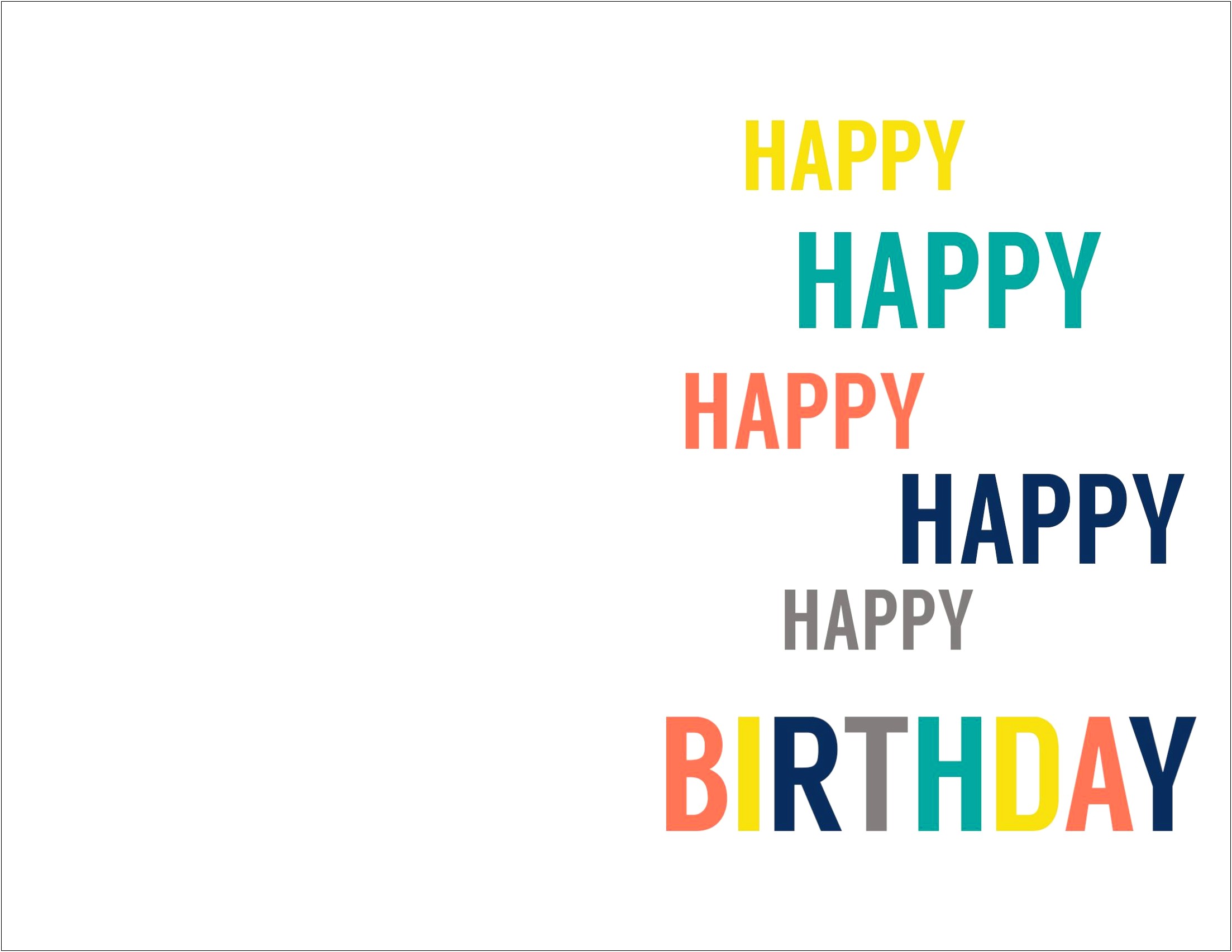 Free Printable Birthday Card Templates For Mac