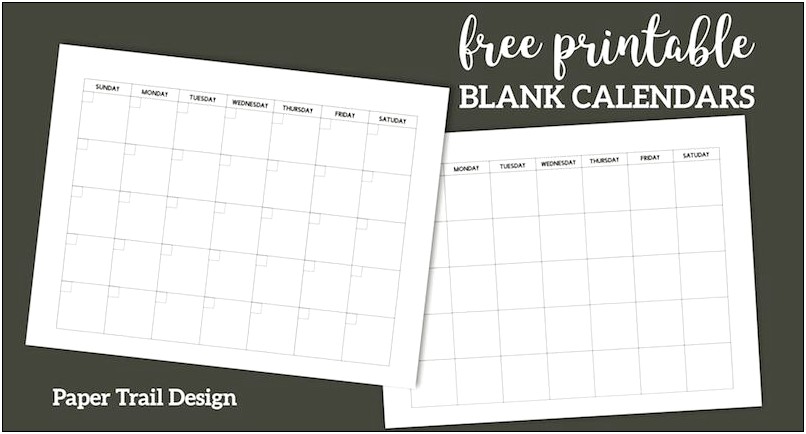Free Printable Calendar Templates With Pictures