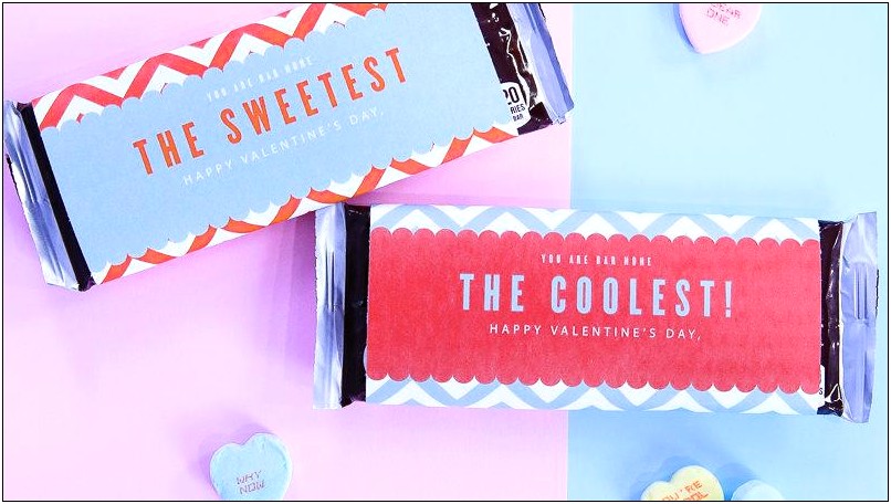 Free Printable Candy Bar Wrappers Valentines Templates