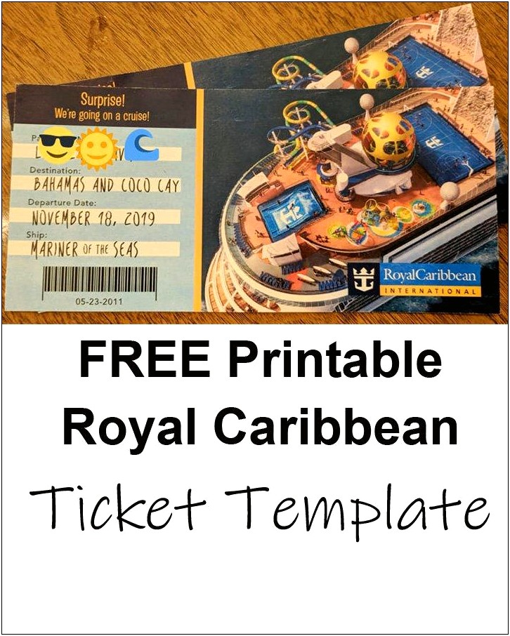 Free Printable Carnival Cruiseboarding Pass Template