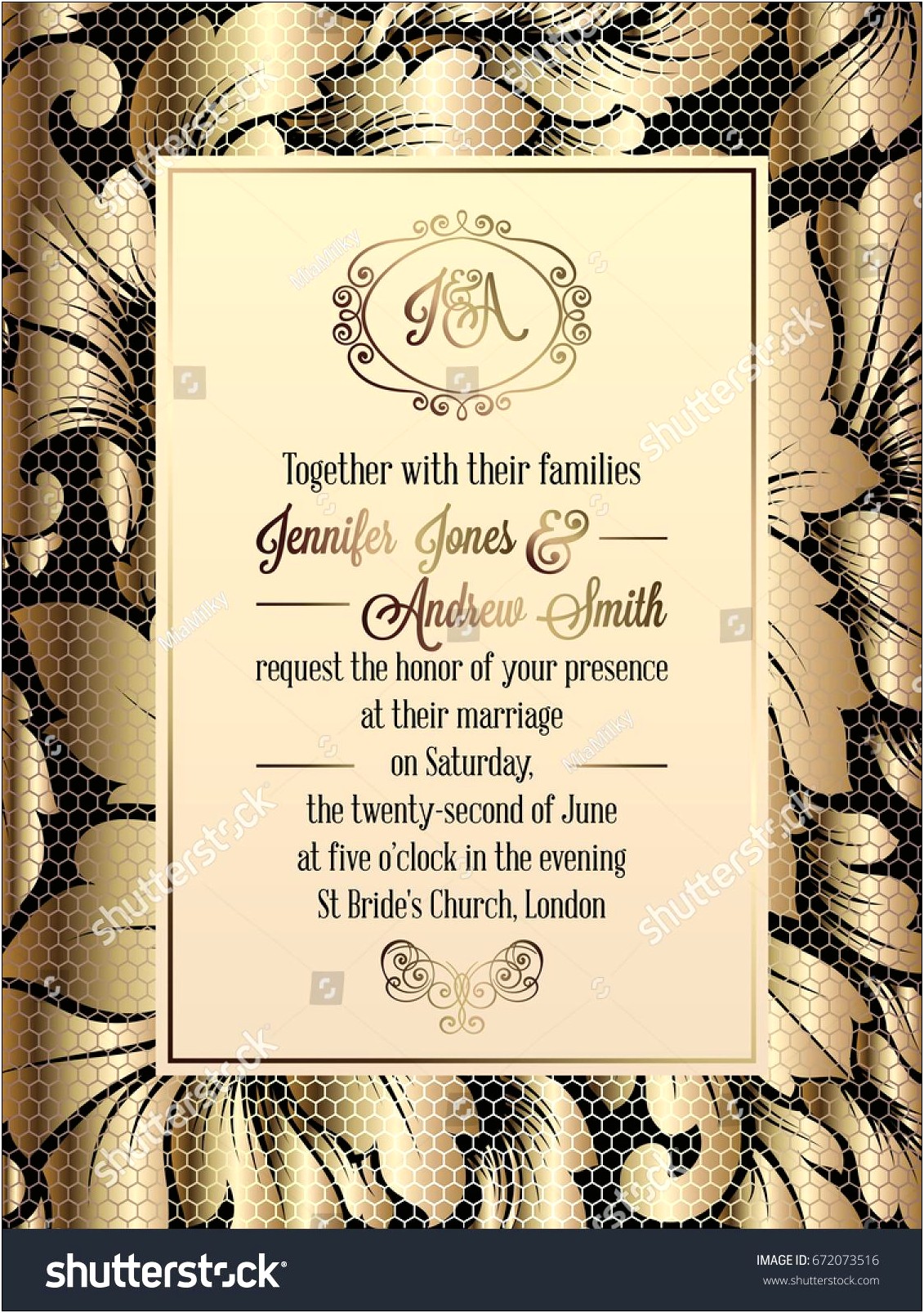 Free Printable Damask Wedding Invitation Templates