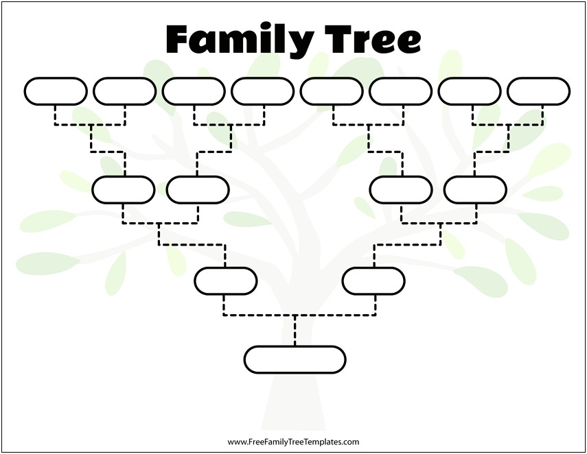 Free Printable Family Tree Template Uk