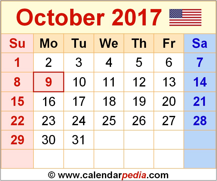 Free Printable Kids Calendar Template August 2017