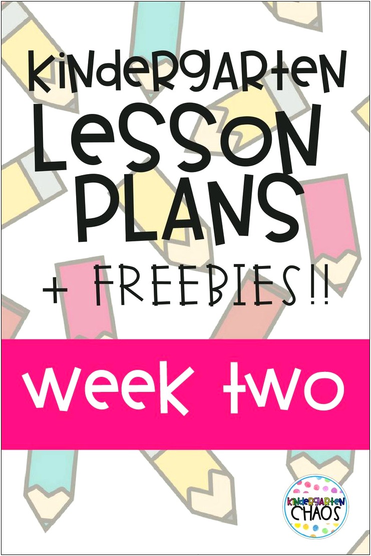  Free Printable Kindergarten Lesson Plan Template Templates Resume 