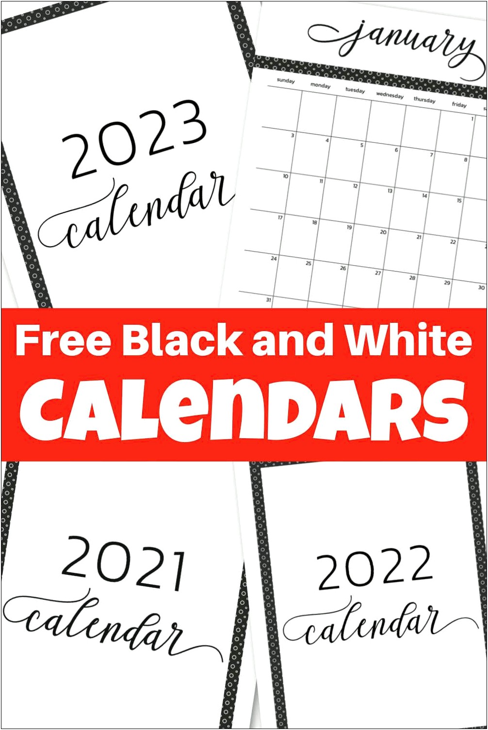 2019 Free Printable Monitor Calendar Strip Template
